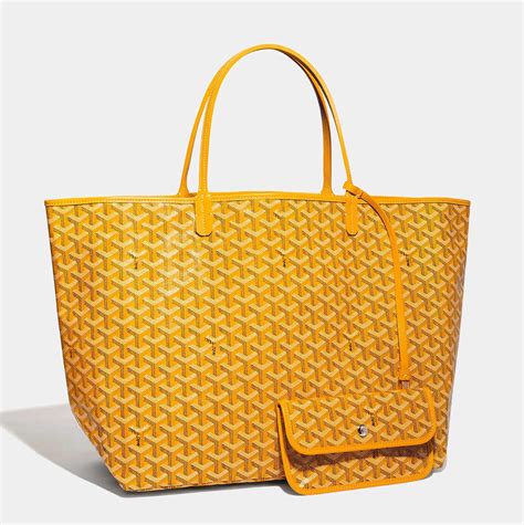 Vendôme leather handbag Goyard Yellow in Leather 